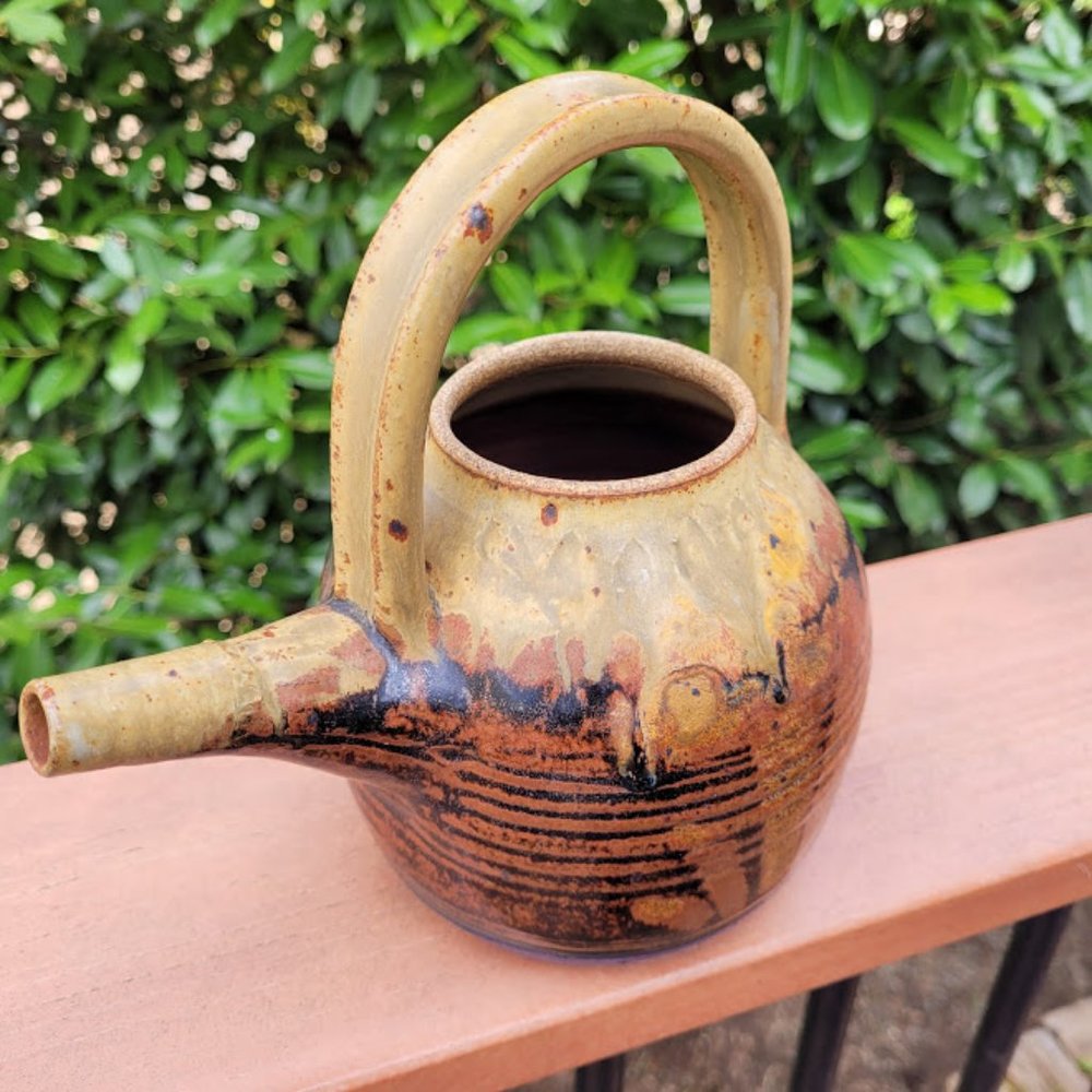 Vintage 1982 Studio Signed Art Pottery Tea Pot - Picture 13 of 13